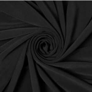 Black: (interlock twisted yarn) spandex lycra!