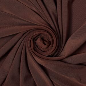 Chocolate brown: (interlock twisted yarn) spandex lycra!